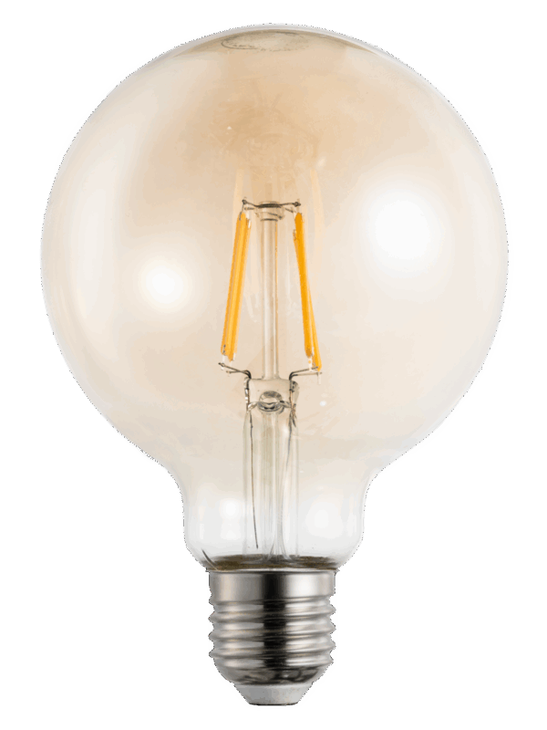 Led Buld Filament 4W ánh sáng vàng FLM-4/G95