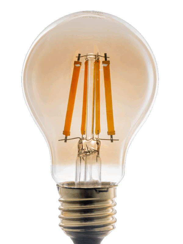 Led Buld Filament 6W ánh sáng vàng FLM-6/A60