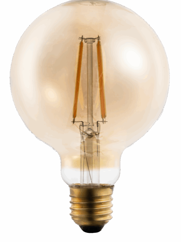 Led Buld Filament 6W ánh sáng vàng FLM-6/G95