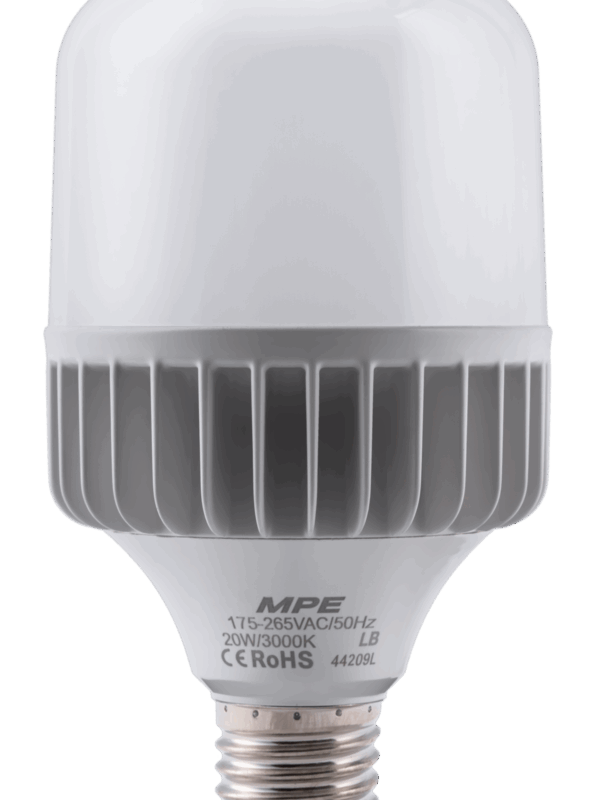 Đèn led bulb MPE thân nhôm 20W ánh sáng vàng LB-20V