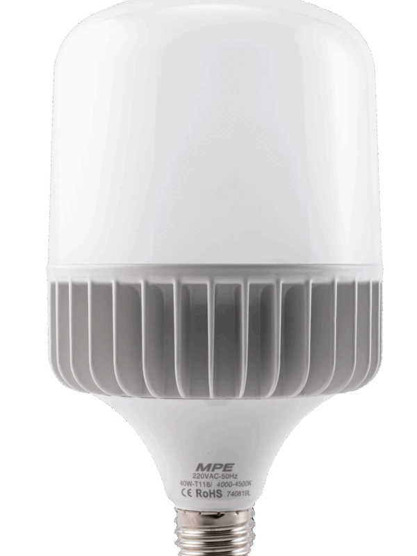 Đèn led bulb MPE thân nhôm 40W ánh sáng trung tính LB-40N