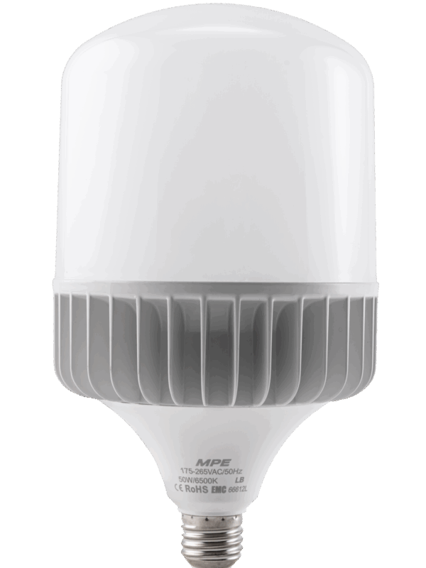 Đèn led bulb MPE thân nhôm 50W ánh sáng trắng LB-50T