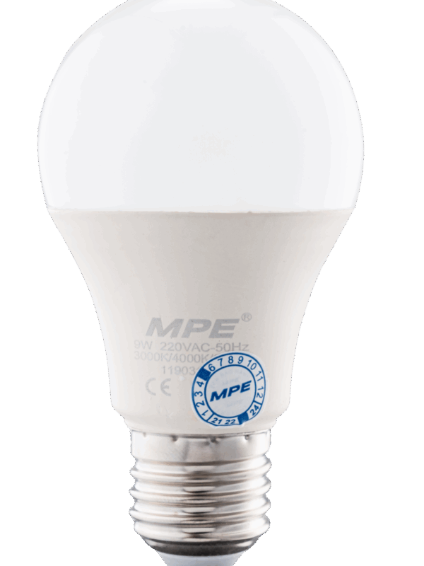 Đèn led bulb MPE 3 chế độ màu LB-9/3C