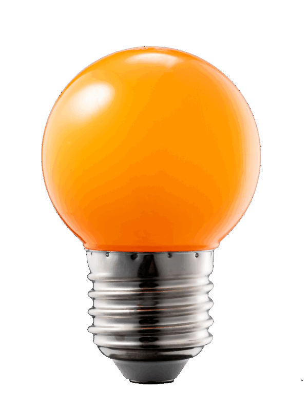 Đèn led bulb MPE 3W màu cam LBD-3OR