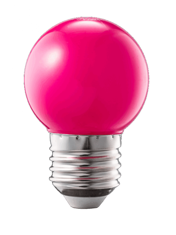 Đèn led bulb MPE 3W màu hồng LBD-3PK