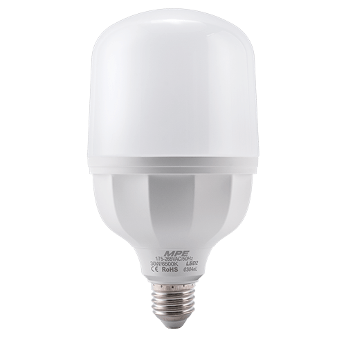 Đèn led bulb MPE thân nhựa 30W ánh sáng trắng LBD2-30T