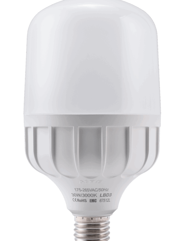 Đèn led bulb MPE chống ẩm 30W ánh sáng vàng  LBD3-30V