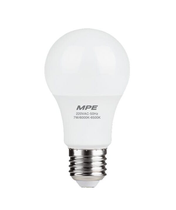 Đèn led bulb MPE chống ẩm 7W ánh sáng trắng LBD3-7T