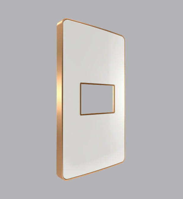 Mặt A60 1 thiết bị viền vàng MPE A601G