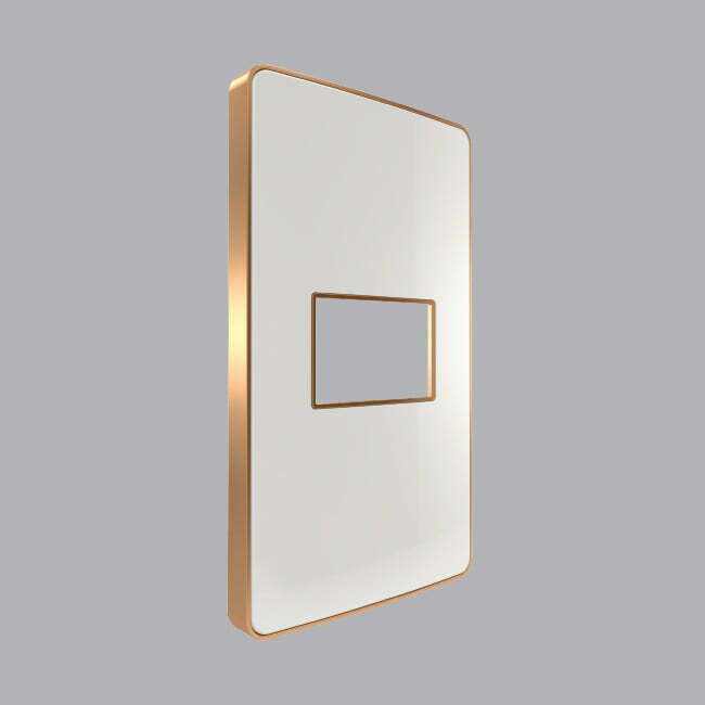 Mặt A60 1 thiết bị viền vàng MPE A601G