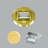 Ổ cắm âm sàn tròn màu vàng MPE FCY-60