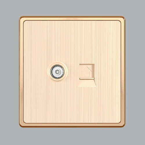 Bộ ổ cắm Tivi + mạng LAN S70 MPE S7TV/LAN