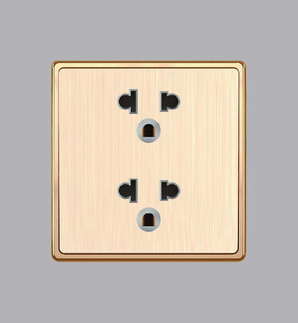 Bộ 2 ổ cắm S70 3 chấu MPE S7UES2