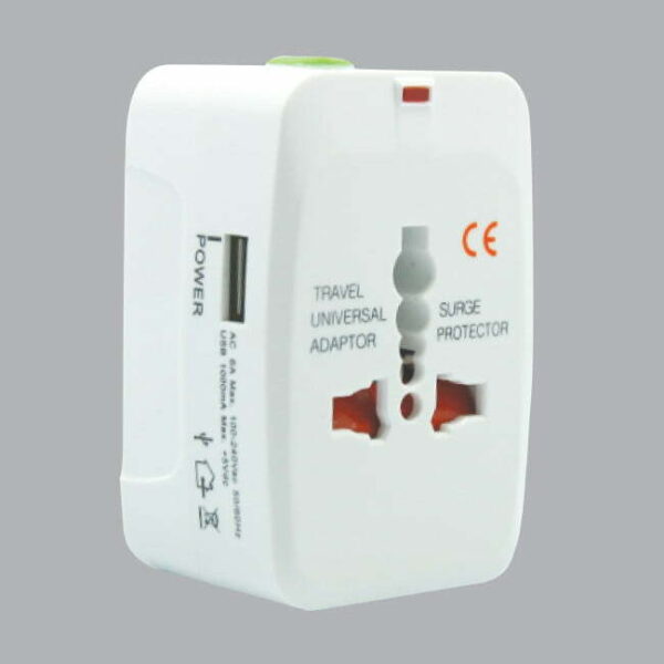 Ổ cắm du lịch, tích hợp cổng USB MPE TA3