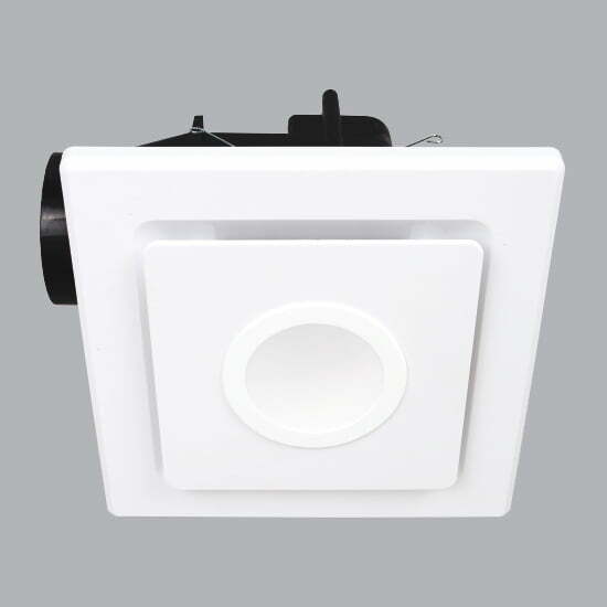 Quạt hút âm trần vuông 30W có đèn MPE AFCL-130S9