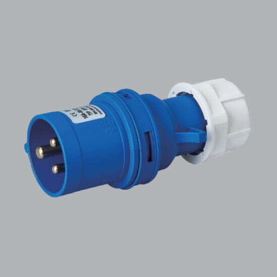 Phích cắm 16A 2P+E(6h) IP44 MPE MPN-013