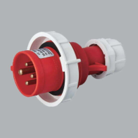Phích cắm kín nước 32A 3P+E(6h) IP67 MPE MPN-0242