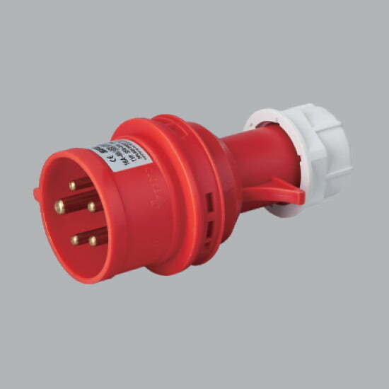 Phích cắm 16A 3P+N+E(6h) IP44 MPE MPN-015