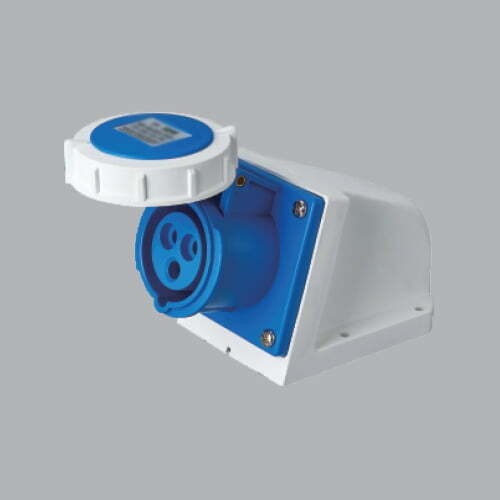 Ổ cắm gắn nổi kín nước 16A 2P+E(6h) IP67 MPE MPN-1132
