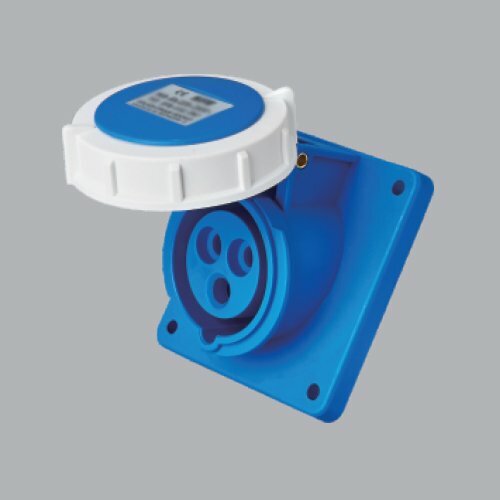 Ổ cắm gắn âm loại nghiêng kín nước 16A 2P+E(6h) IP67 MPE MPN-4132