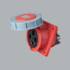 Ổ cắm gắn âm loại nghiêng kín nước 63A 3P+E(6h) IP67 MPE MPN-4342