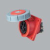 Ổ cắm gắn âm loại nghiêng kín nước 63A 3P+N+E(6h) IP67 MPE MPN-4352