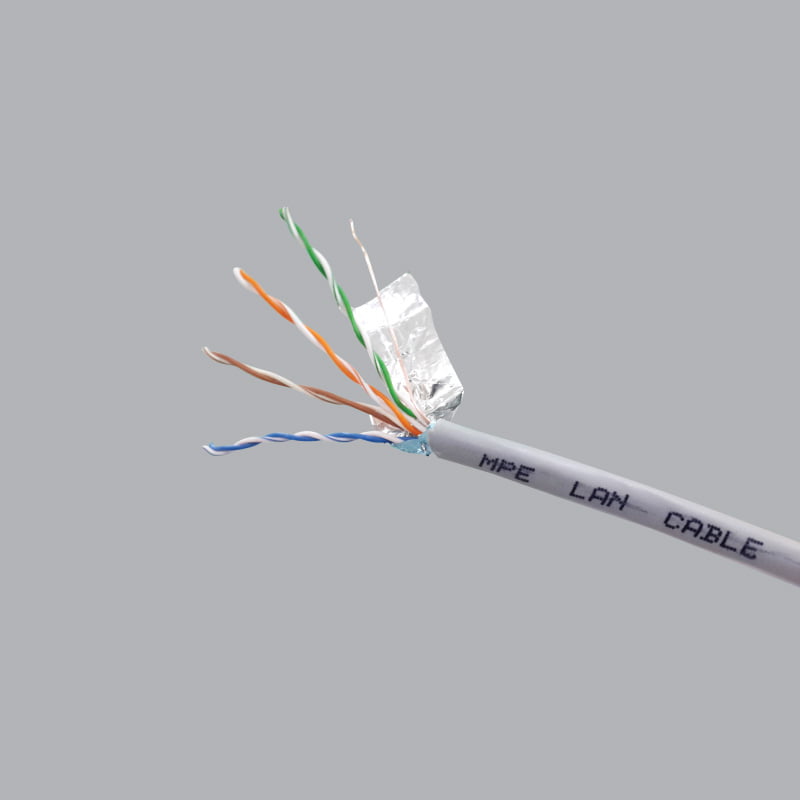 Cáp mạng FTP 4 đôi Cat5e, có giáp bạc chống nhiễu (cuộn 305m) MPE CAT5E-4P