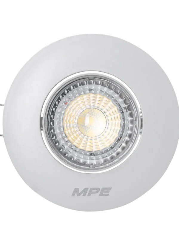 Đèn LED downlight chỉnh hướng gắn âm 7W sáng vàng MPE DLA2R-7V