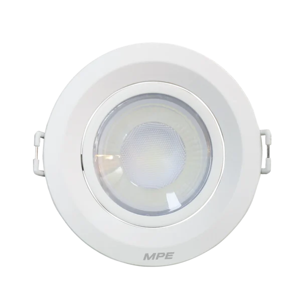 Đèn LED downlight chỉnh hướng gắn âm 9W sáng vàng MPE DLA2R-9V