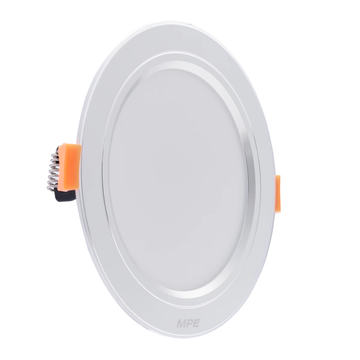 Đèn LED downlight nhôm âm trần viền bạc 5W sáng trung tính MPE DLB2-5N