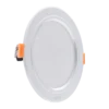 Đèn LED downlight nhôm âm trần viền bạc 12W sáng trung tính MPE DLB2-12N