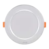 Đèn LED downlight nhôm âm trần viền bạc 9W sáng trung tính MPE DLBL-9N