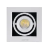Đèn LED downlight vuông gắn âm 1x7W sáng trắng MPE DLS-107T
