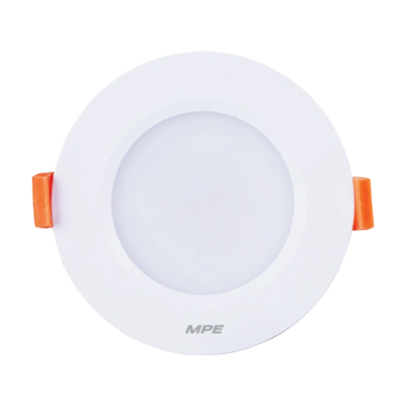 Đèn LED downlight nhôm âm trần viền trắng 5W sáng trung tính MPE DLT-5N