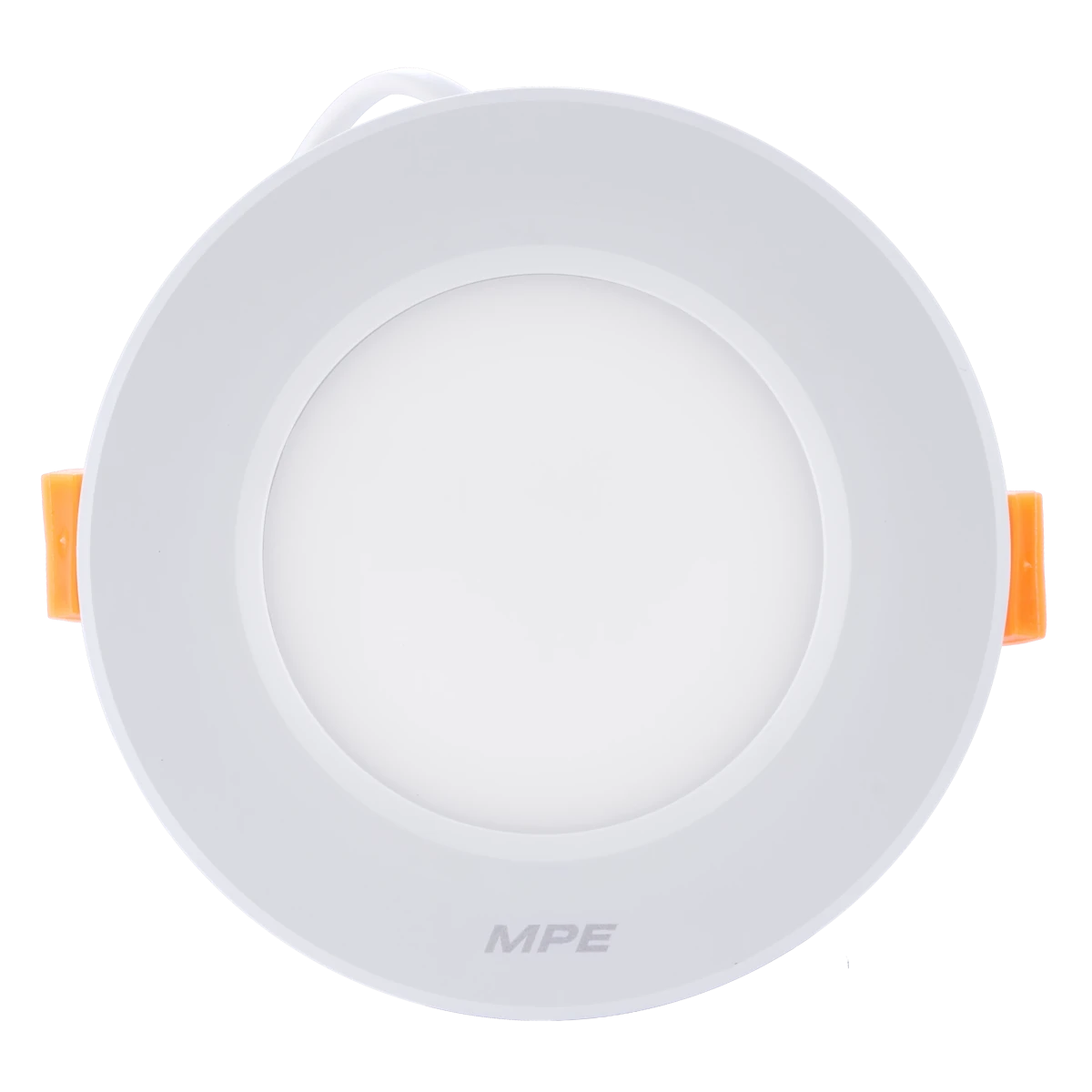 Đèn LED downlight nhôm âm trần viền trắng 5W sáng trắng MPE DLT2-5T