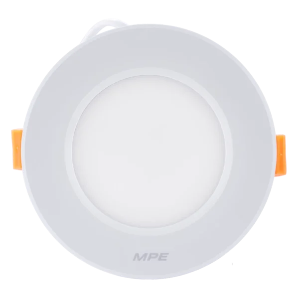 Đèn LED downlight nhôm âm trần viền trắng 5W đổi màu MPE DLT2-5/3C
