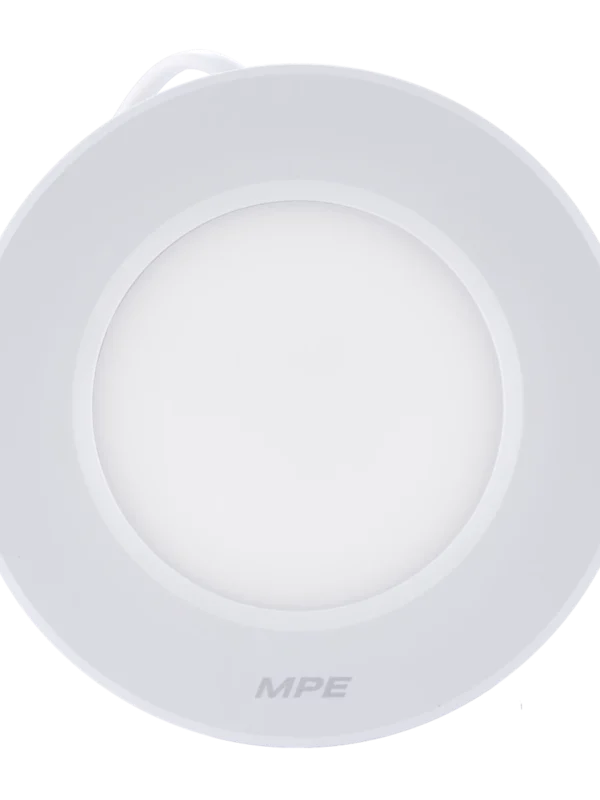 Đèn LED downlight nhôm âm trần viền trắng 5W sáng trung tính MPE DLT2-5N