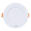 Đèn LED downlight nhôm âm trần viền trắng 9W sáng trắng MPE DLTL-9T