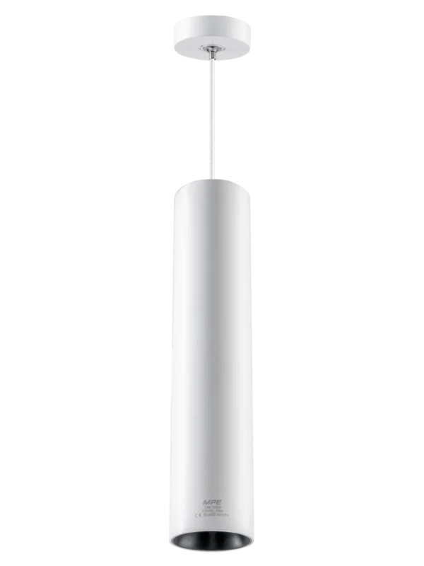 Đèn LED thả trần 20W dây treo 1m sáng vàng MPE DPL-20V