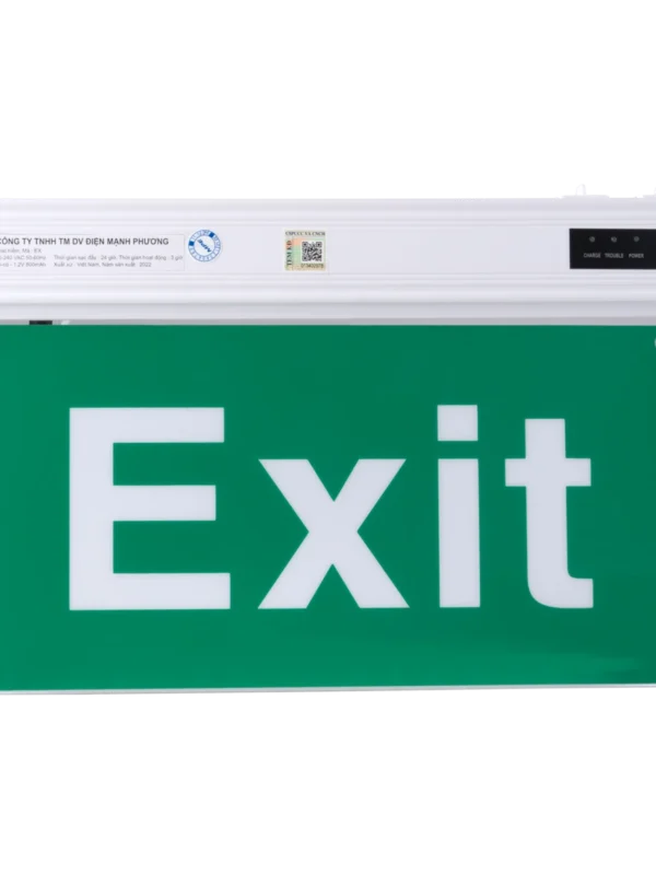 Đèn LED thoát hiểm 1 mặt không chỉ hướng 3W MPE EX-P