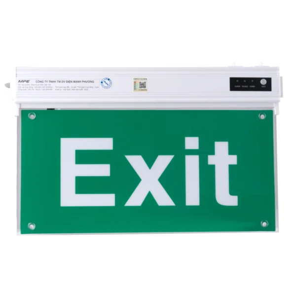 Đèn LED Exit 1 mặt không chỉ hướng 3W MPE EX