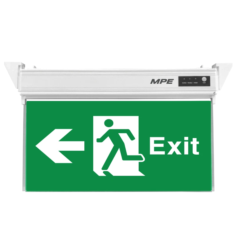 Đèn LED thoát hiểm 2 mặt chỉ hướng trái 3W MPE EX-P2L