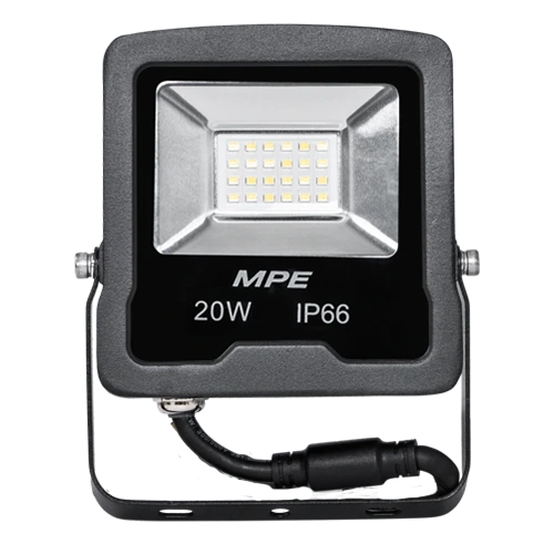 Đèn LED pha 20W sáng vàng MPE FLD5-20V