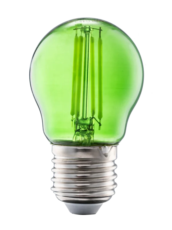 Bóng đèn LED Filament xanh lá 2.5W đuôi E27 MPE FLM-3GR