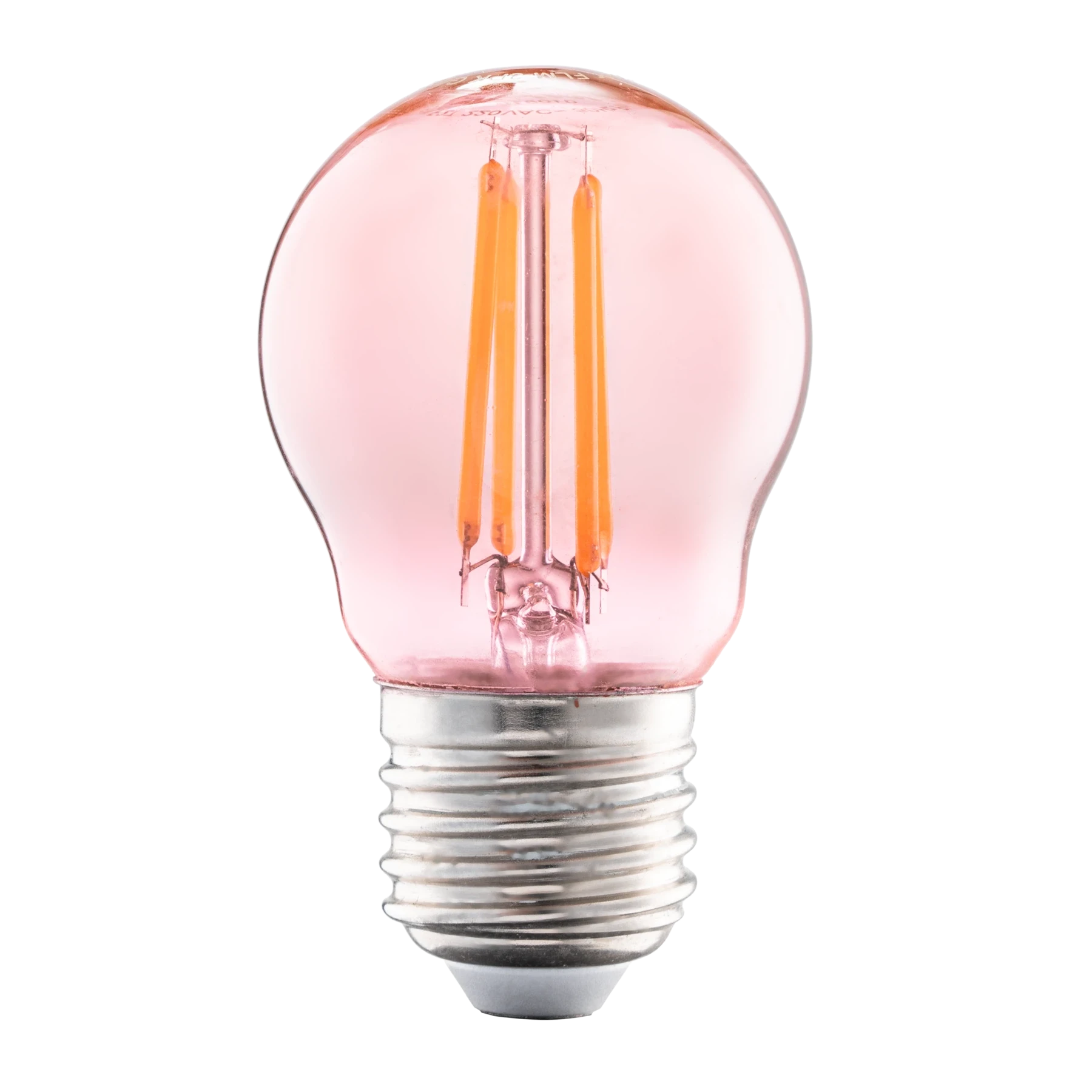 Bóng đèn LED Filament hồng 2.5W đuôi E27 MPE FLM-3PK