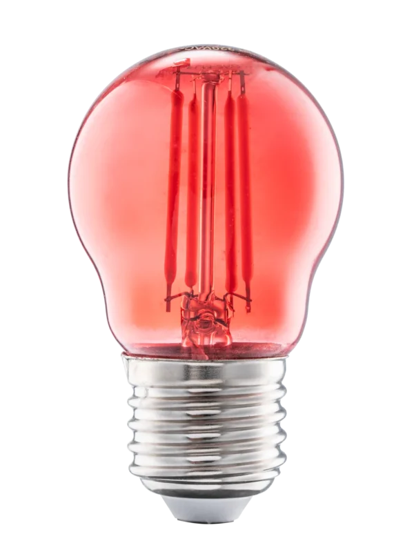 Bóng đèn LED Filament đỏ 2.5W đuôi E27 MPE FLM-3RD