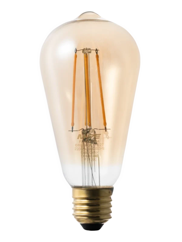 Bóng đèn LED Filament 6W đuôi E27 MPE FLM-6/ST64