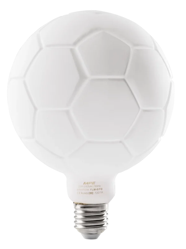 Bóng đèn LED Filament Football 6W sáng trắng 6500K MPE FLM-8/FB