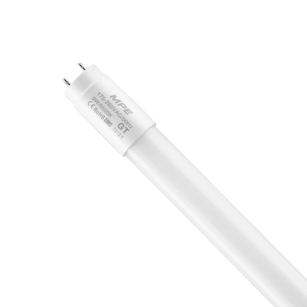 Bóng đèn LED tube thủy tinh T8 0.6m 9W sáng trắng MPE GT-60T