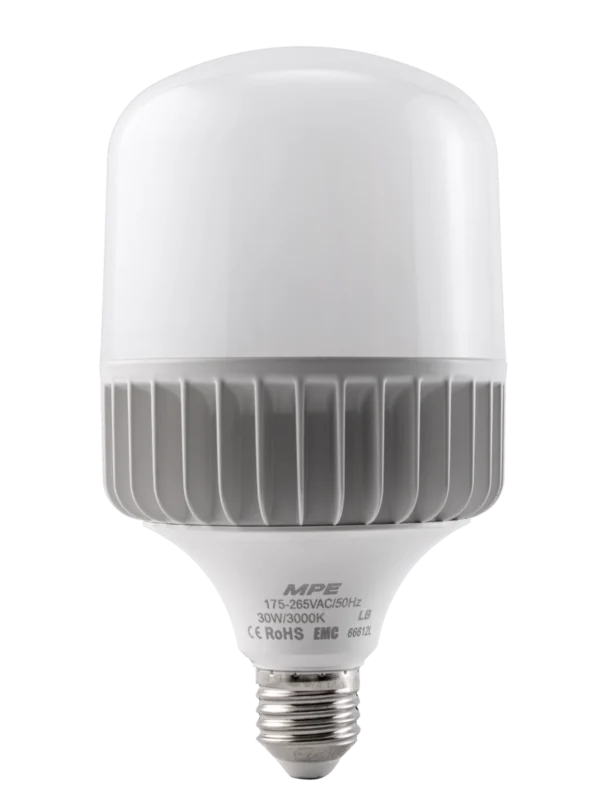 Bóng đèn LED Bulb 30W đui E27 sáng trắng MPE LB-30T